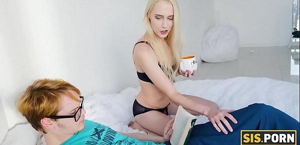  SIS.PORN. Babe in lingerie is rejected by boyfriend but stepbrother is here to nail pussy